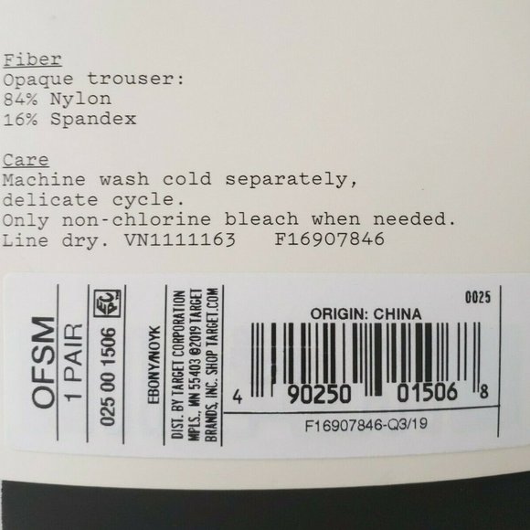 Trouser Socks Black 6-Pair A New Day Socks Reinforced Toe One Size Fits Most - Picture 5 of 5